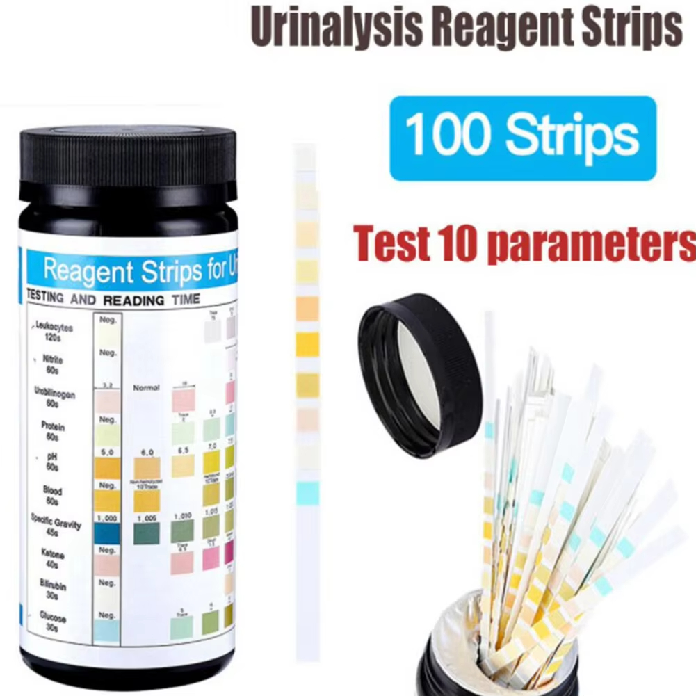 100 Pasków Testowych do Moczu  – Urinalysis Reagent Strip recenzja i cena