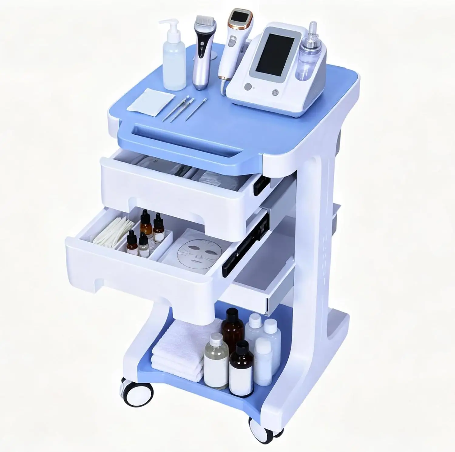 Trzywarstwowy medyczny wózek n – Medical Lab Ultrasound recenzja i cena