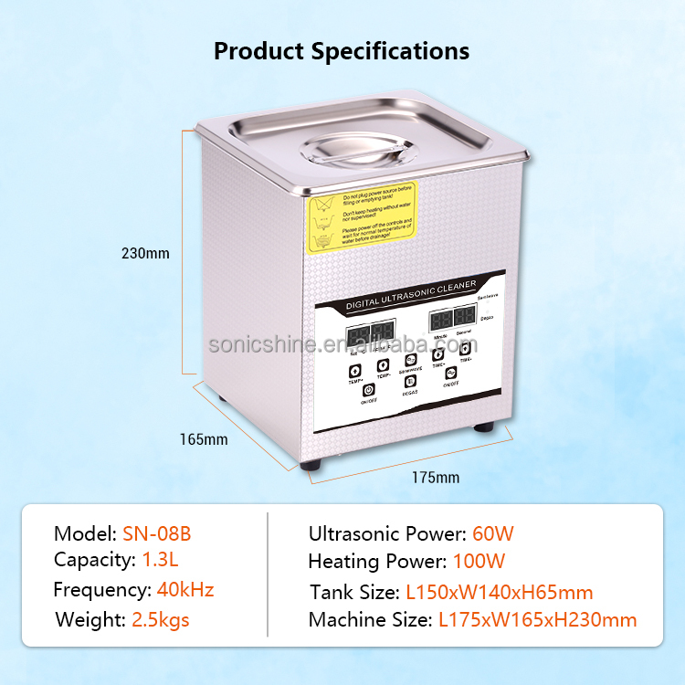 SN-08B 1.3L Elektryczna Ultrad – Medical Lab Ultrasound recenzja i cena