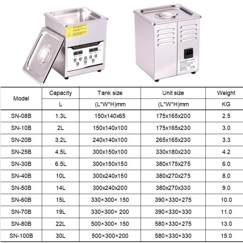 SN-08B 1.3L Elektryczna Myjka  – Medical Lab Ultrasound recenzja i cena