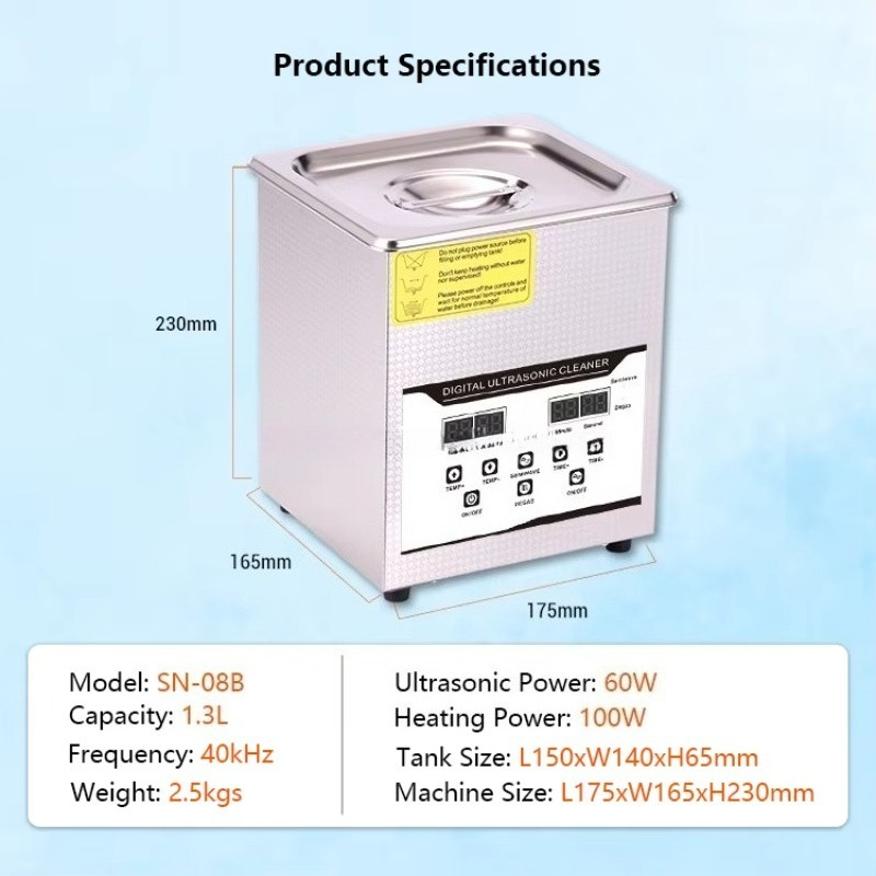 SN-08B 1.3L Elektryczna Myjka  – Medical Lab Ultrasound recenzja i cena